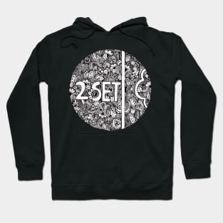 Twoset zentangle logo Hoodie